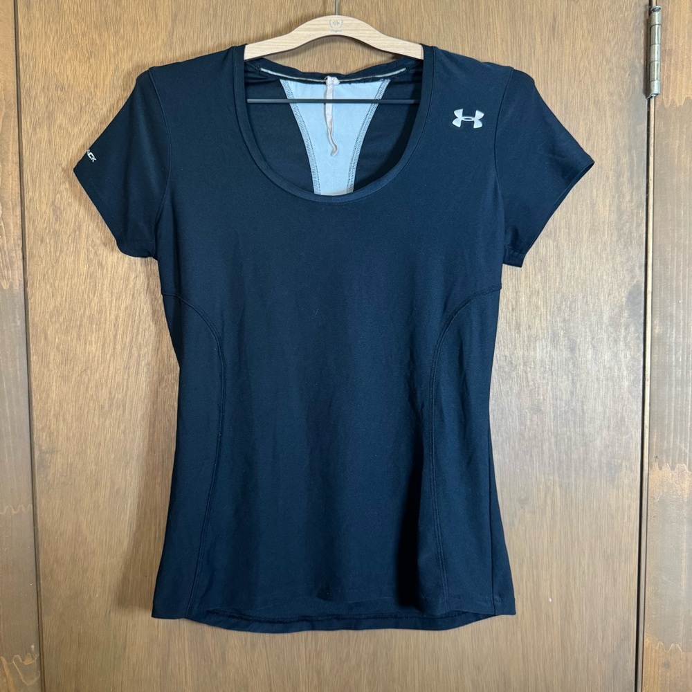 Under Armour Women's Black Short Sleeve Tee Size S